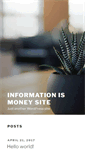 Mobile Screenshot of informationiscash.com